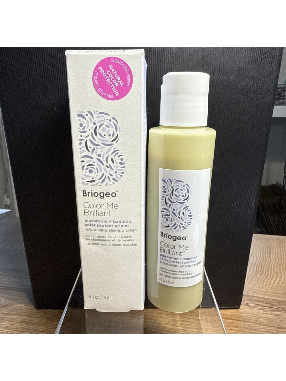 NEW Briogeo Color Me Brilliant Mushroom Bamboo Color Protect Primer 4oz